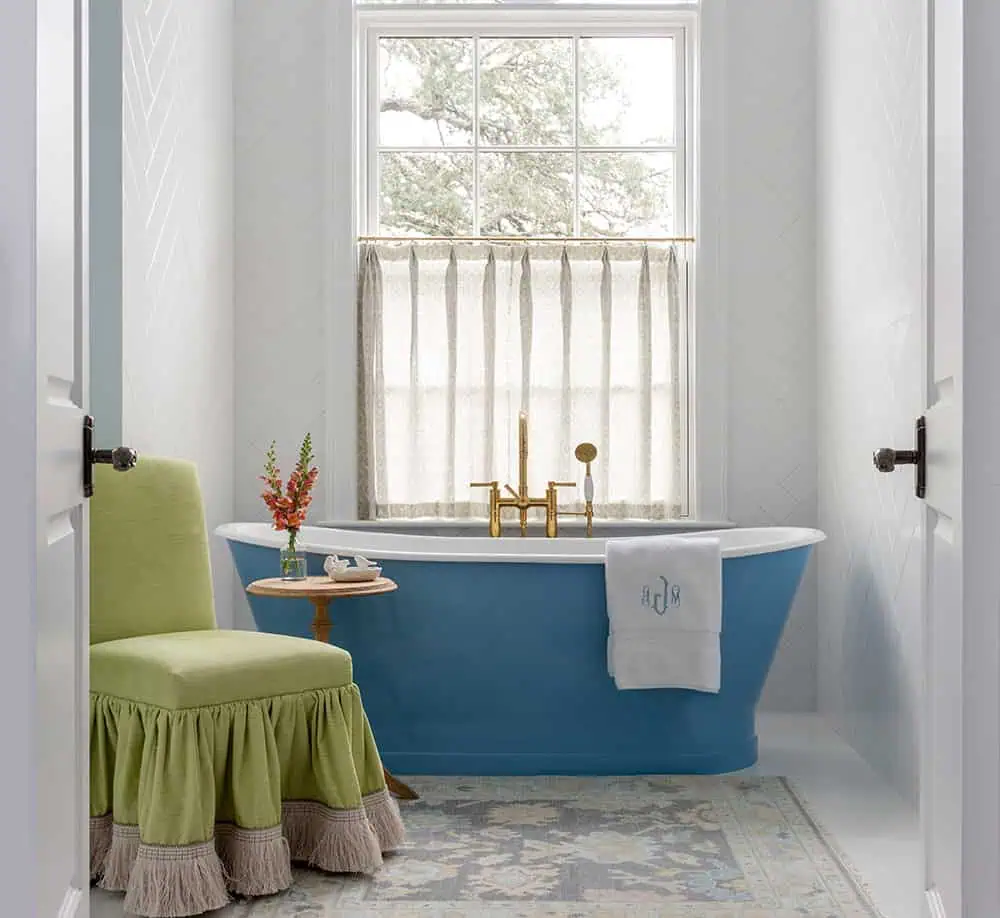 Brenham Farmhouse master bath