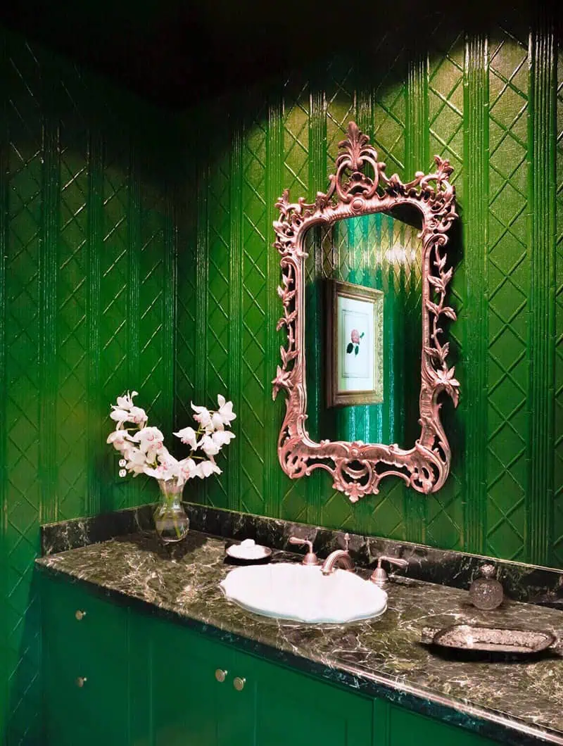 Stanton green bathroom